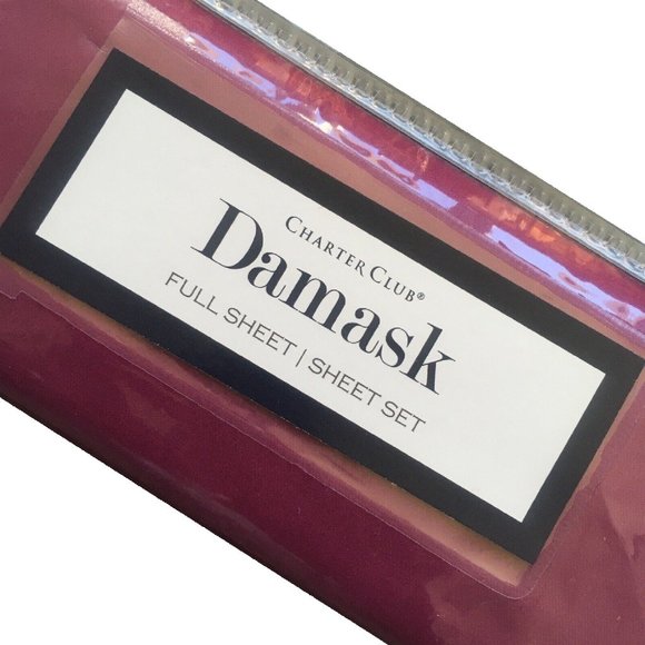 brand new MULBERRY Charter Club 550 TC 100% Cotton Sateen Weave FULL Sheet Set - Picture 1 of 8